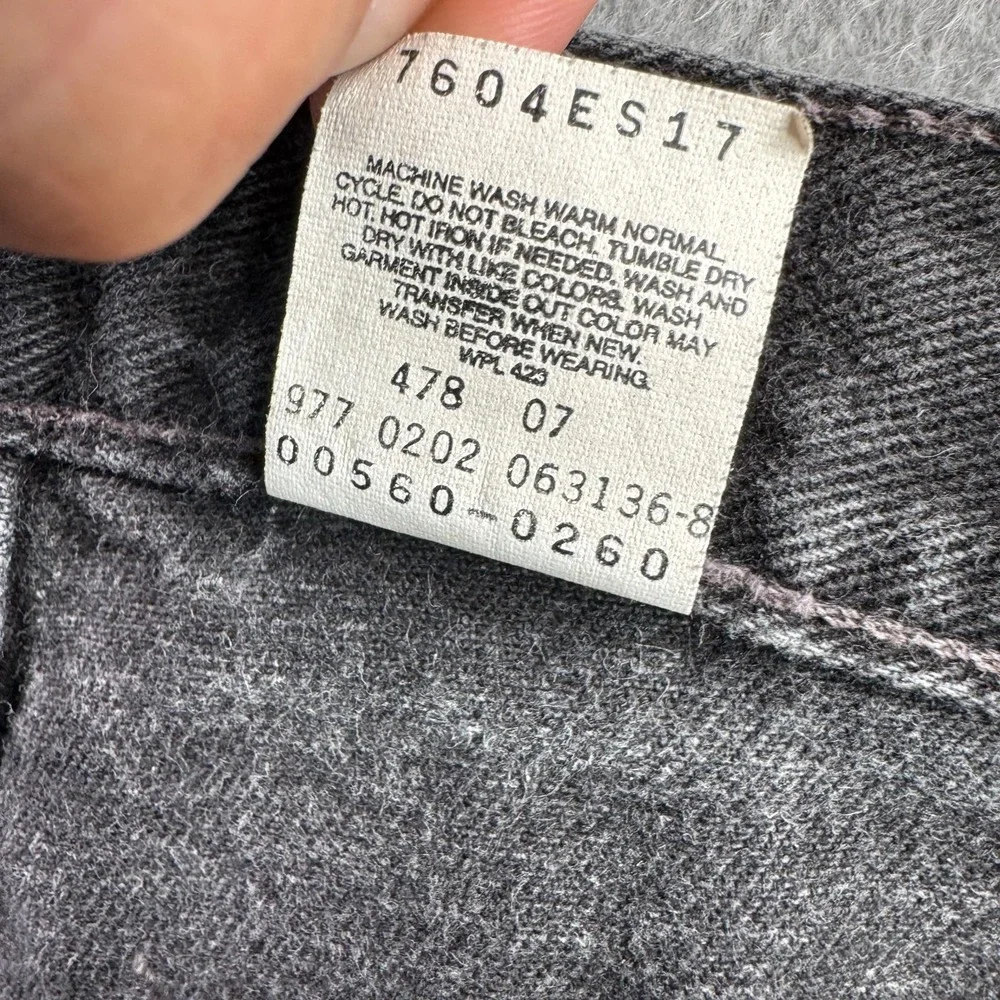 Vintage Levis Jeans Mens 32x34 (Fits 30x33 ) Black 560 Loose Tapered Y2K 2002